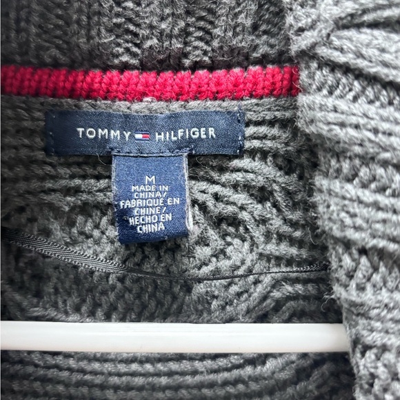 Gray Knit Cardigan with Toggle Closing - Picture 4 of 7